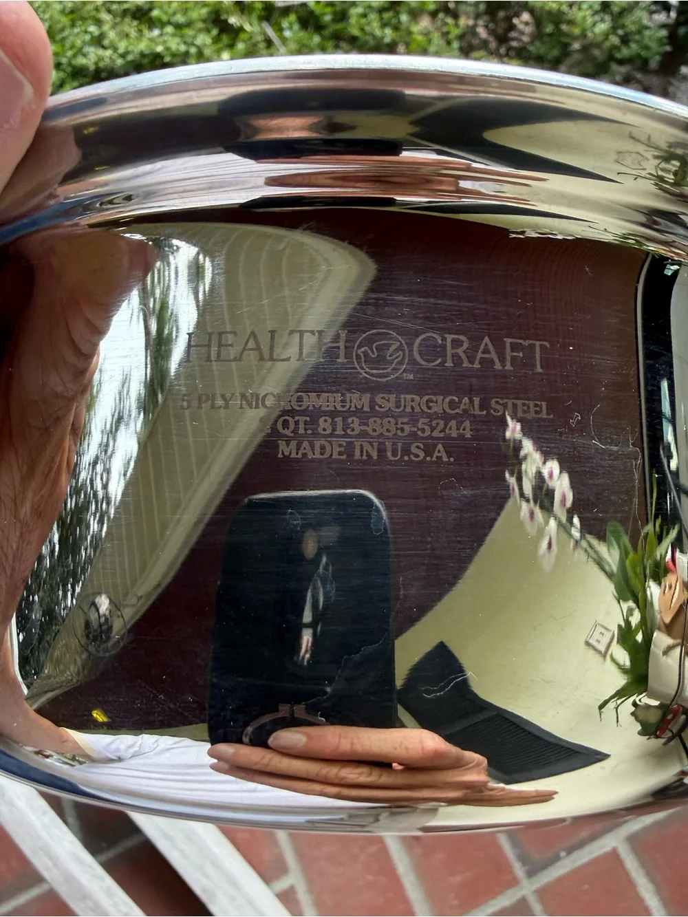 Vintage Health Craft Multi-Ply Stainless Steel Pot w/ Vented Lid 2 QT